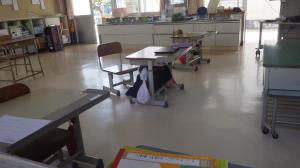 地震避難訓練②