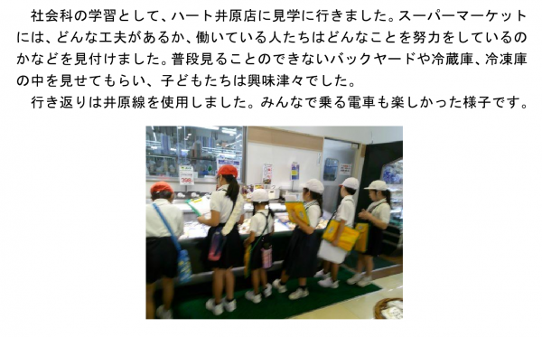 R7.社会科見学(スーパーマーケット)