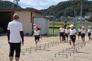 陸上記録会練習5228