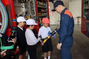 消防署見学