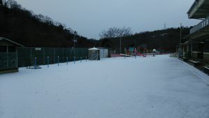 雪の校舎