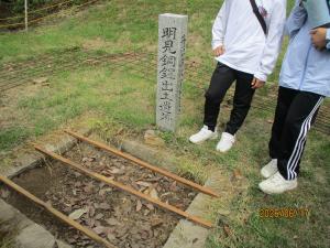 明見銅鐸出土跡地見学‗3499