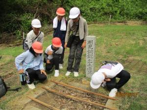 明見銅鐸出土跡地見学‗3503