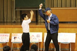 避難訓練の様子