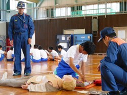 救急法講習会の様子