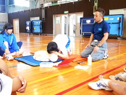 救急法講習会の様子