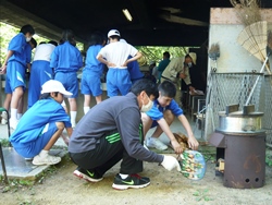 1年宿泊研修の様子