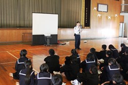 交通安全教室の様子