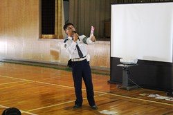 交通安全教室の様子