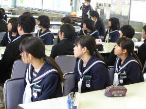 生徒会役員選挙の様子