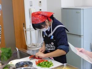 親子料理教室の様子