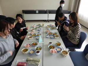 親子料理教室の様子